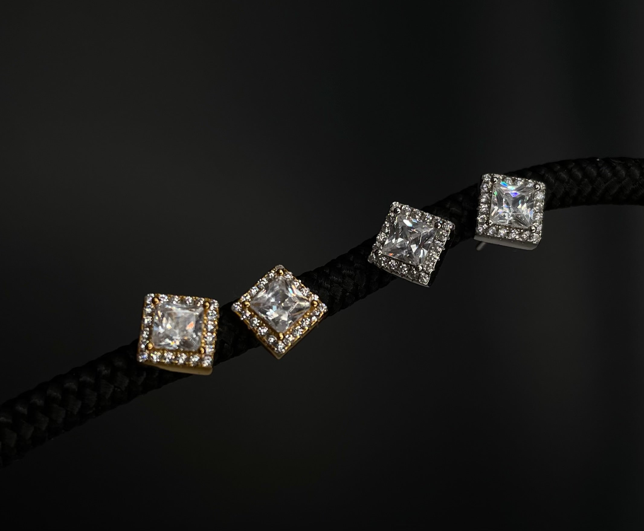 Square Stud Earrings