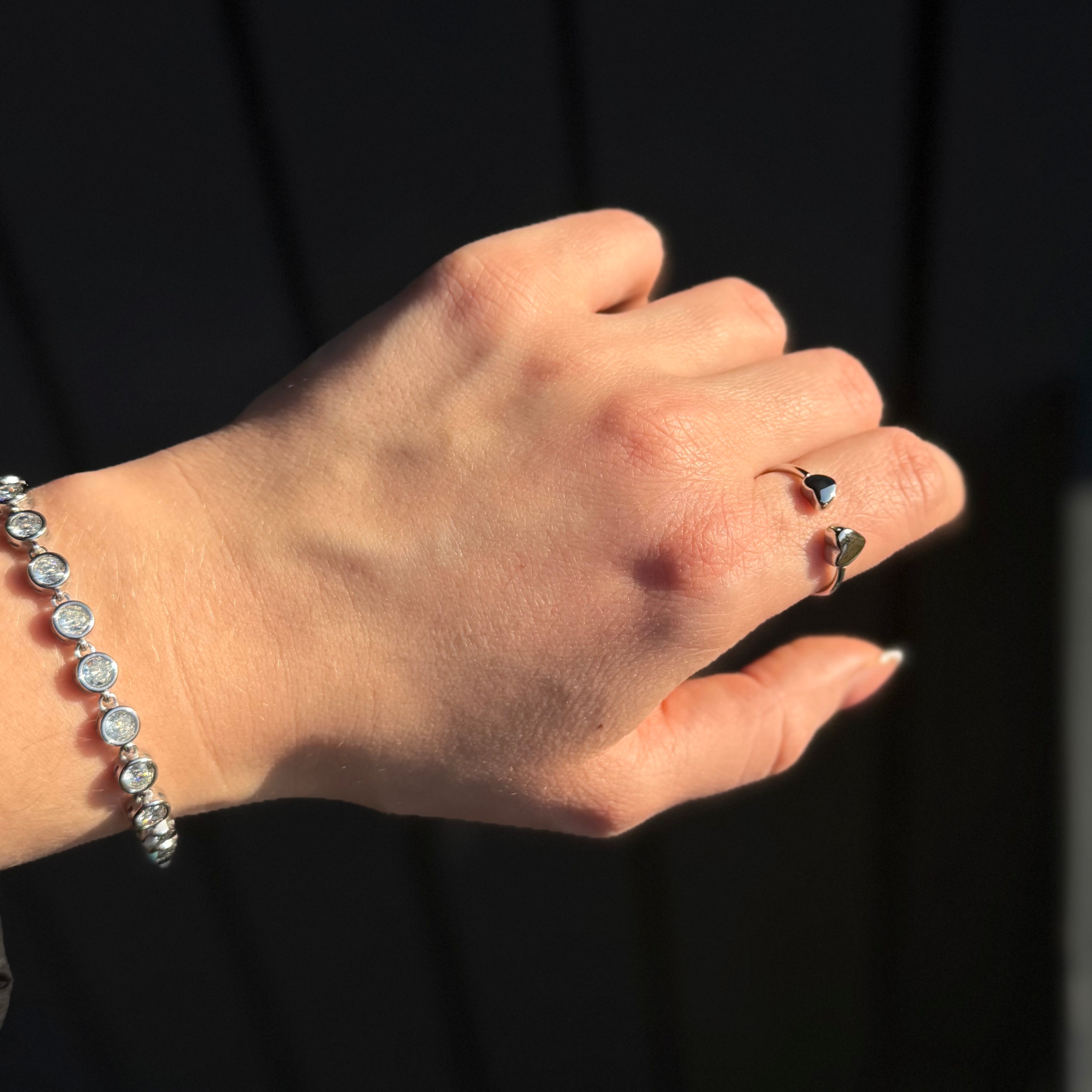 Twin Hearts Ring