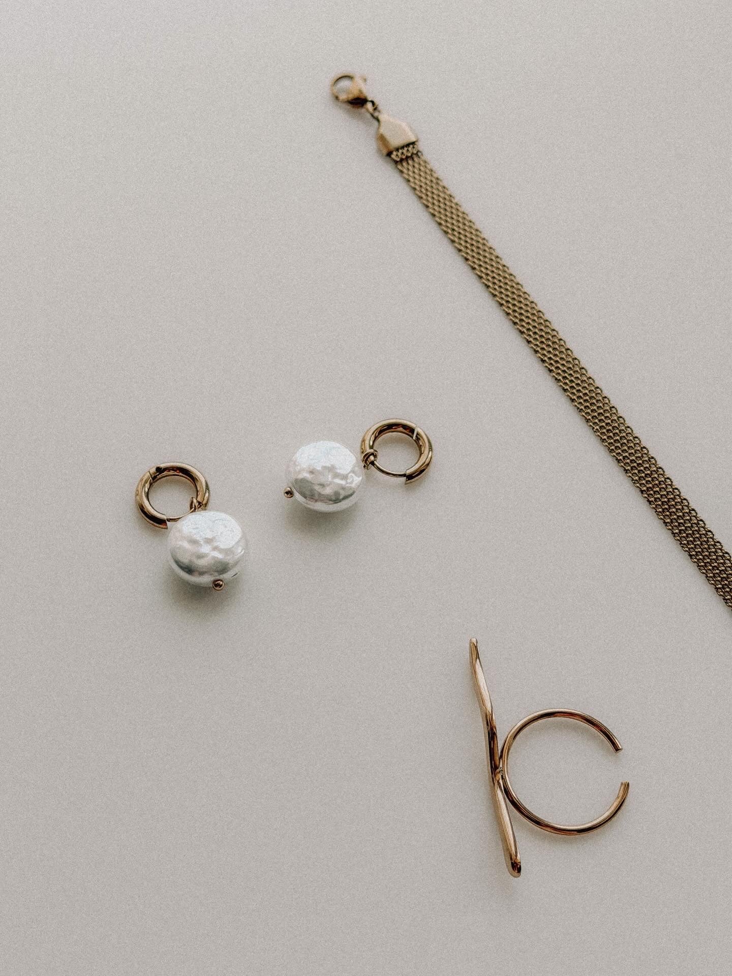 2in1 Pearl Earrings