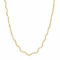 Gold chain necklace