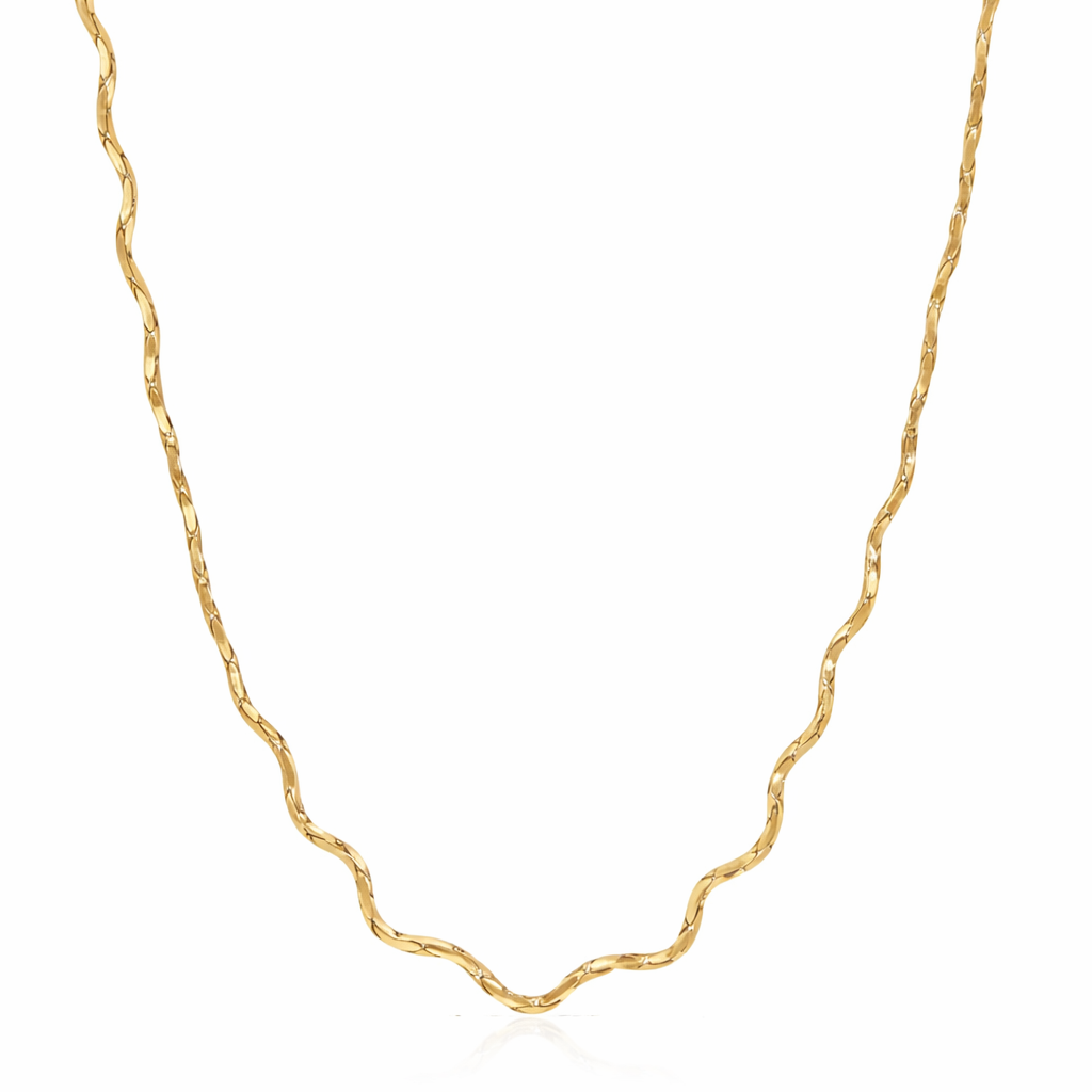 Gold chain necklace